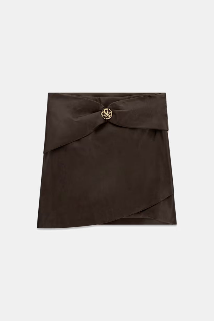Guess Lucia Logo Buckle Mini Skirt