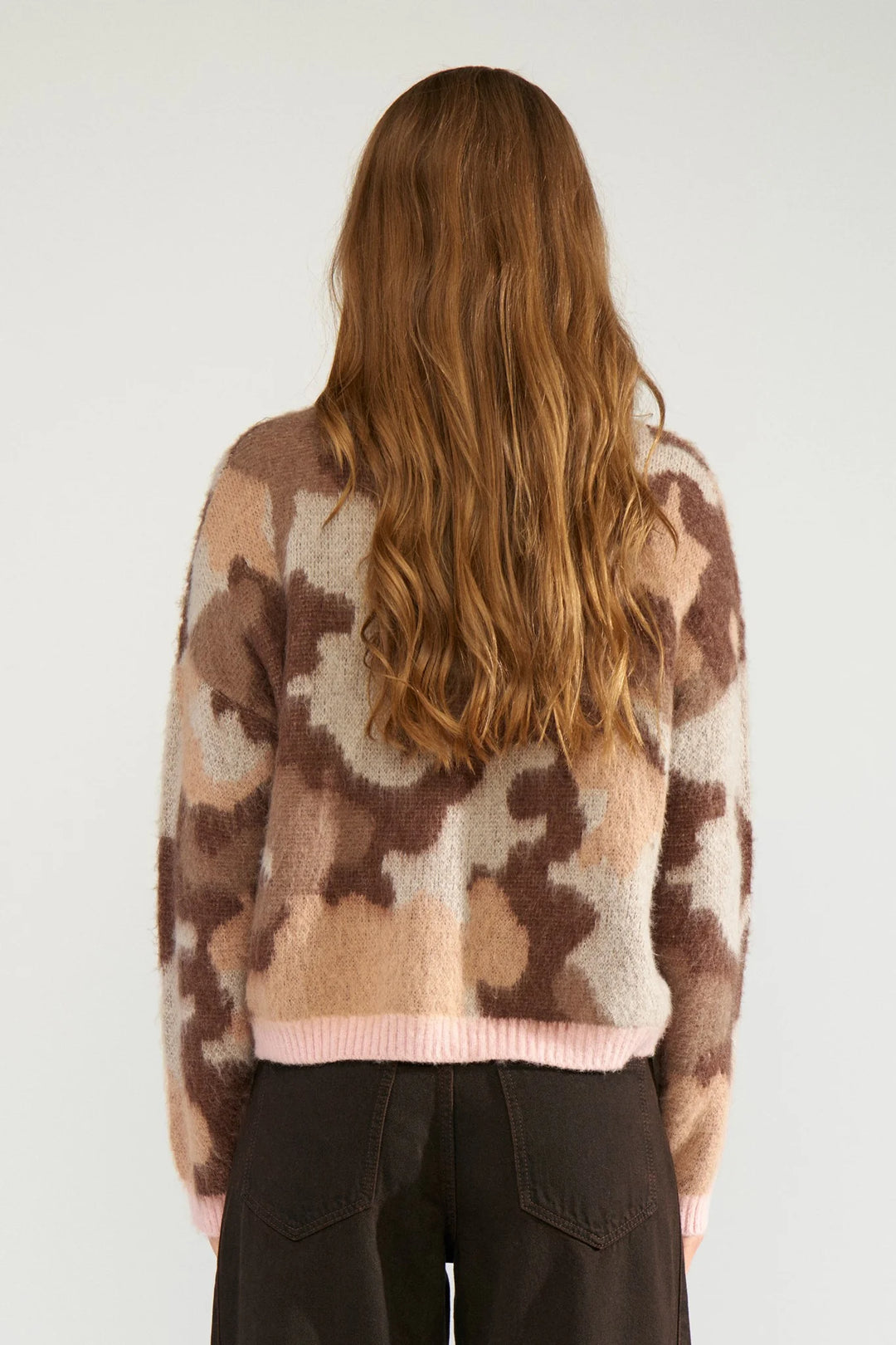 Numph Nucamu Pullover | Black Coffee