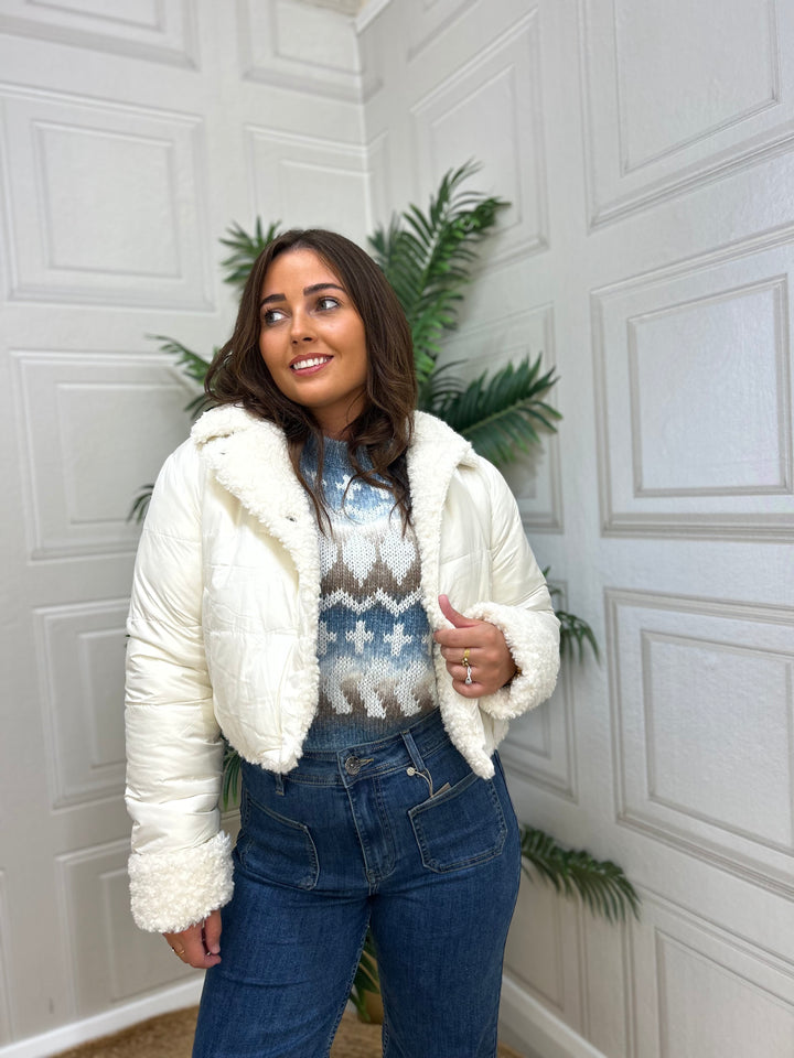 Goa Goa Berlin White Reversible Coat