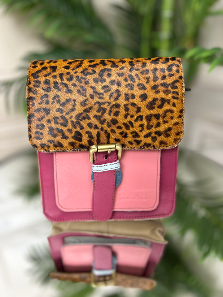 Soruka (83023) Multi Coloured Animal Print Crossbody Bag