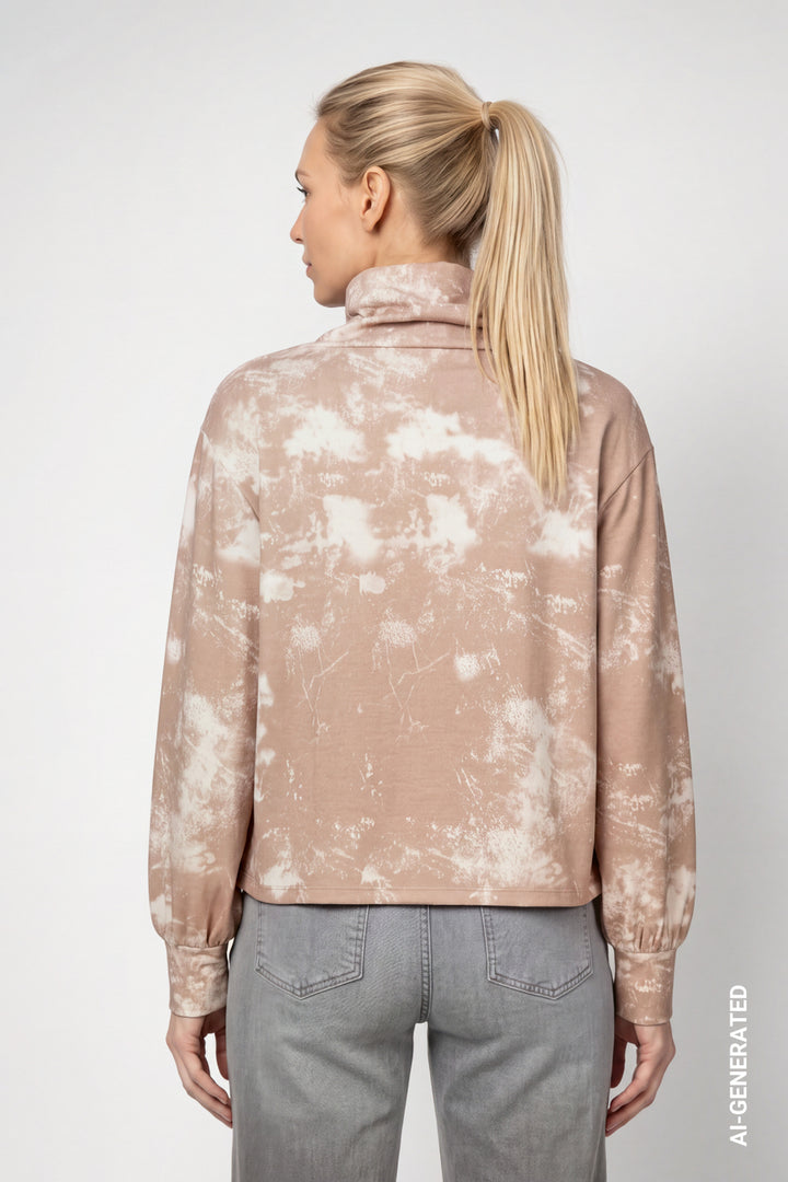 Monari Brown Sugar Gallery Print Sweatshirt
