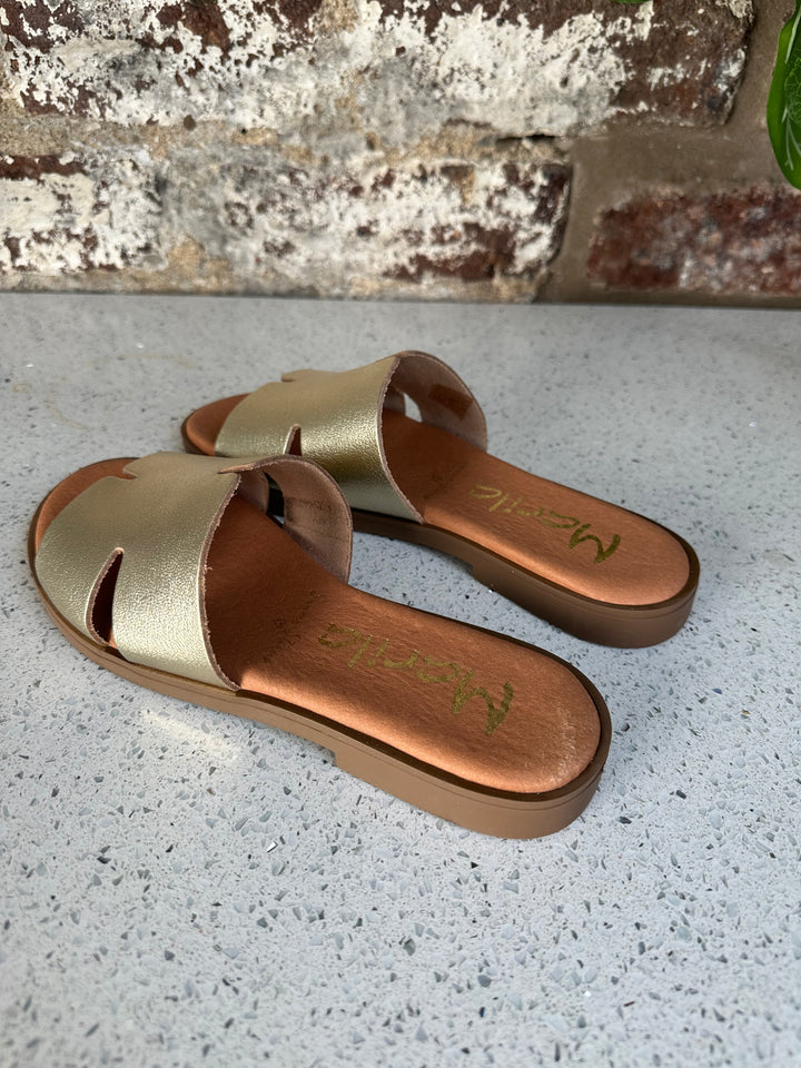 Marila Grain Angela Gold Sandal