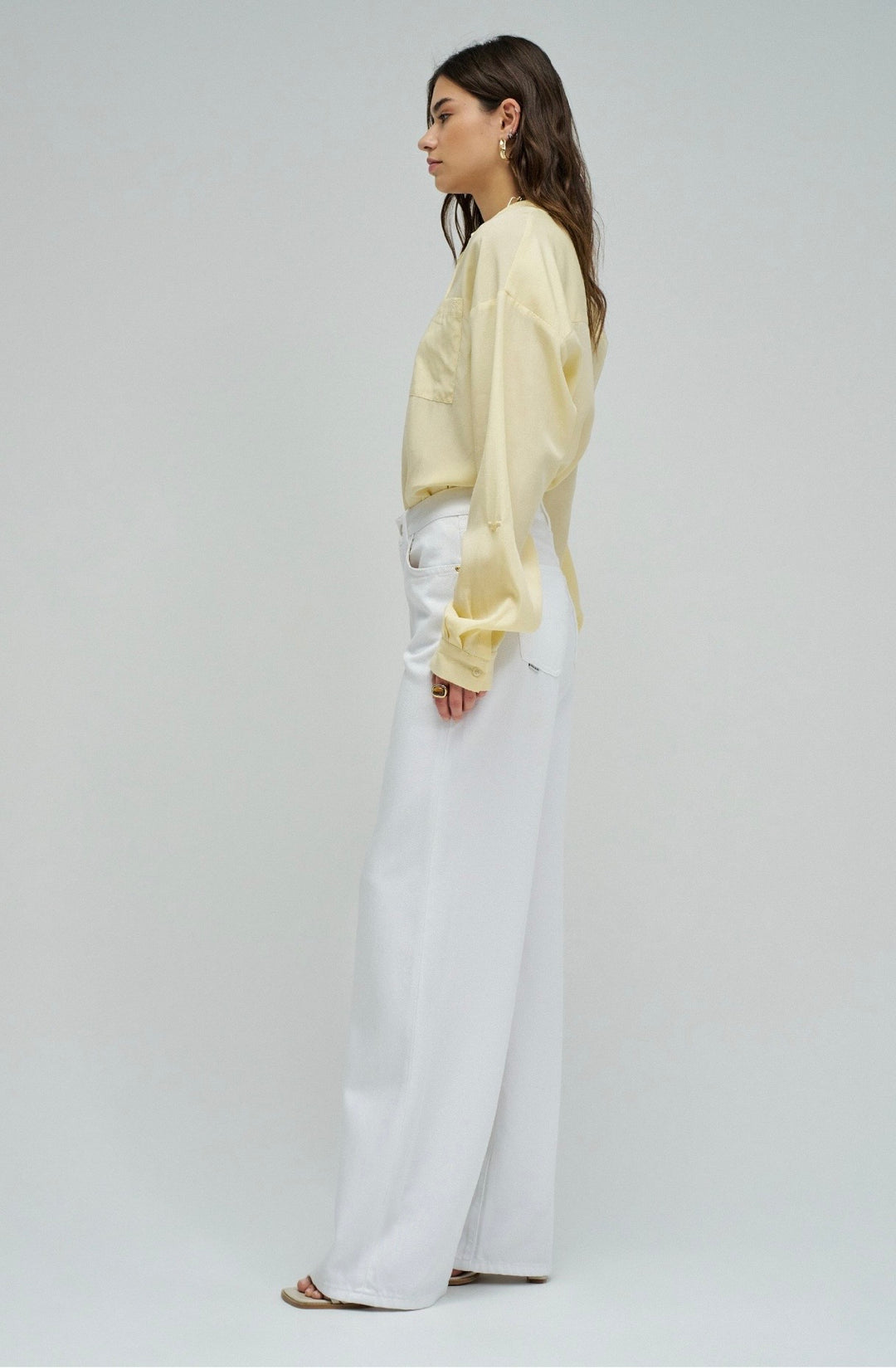 Salsa White Wide Leg Jean 30 Leg | 21010928