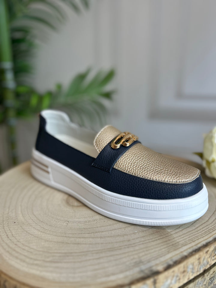 Patrizio Como Catanzaro Marino Oro Loafer