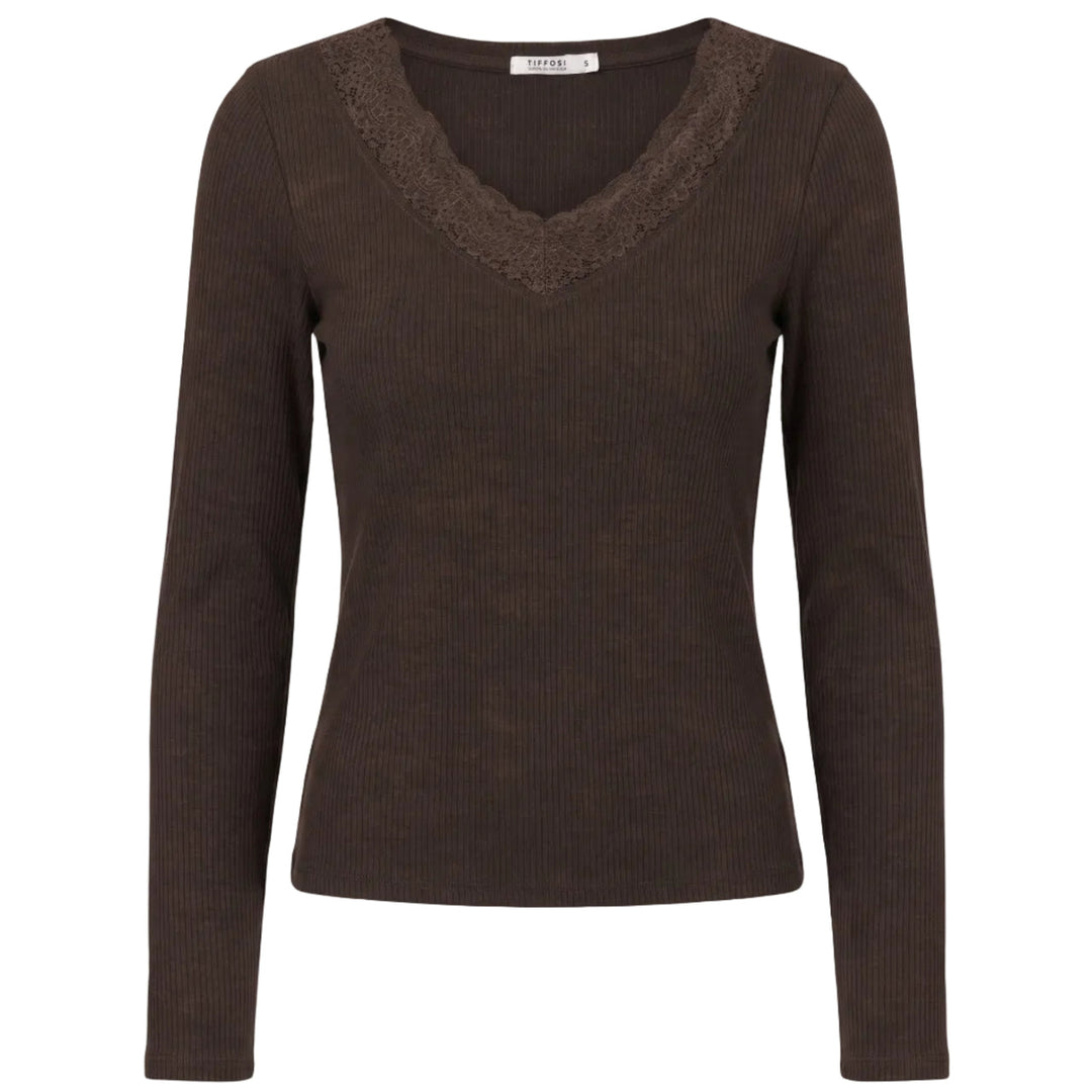 Tiffosi Icy Long Sleeve Top | Brown