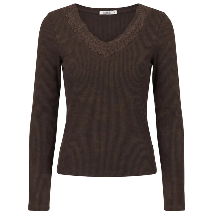 Tiffosi Icy Long Sleeve Top | Brown