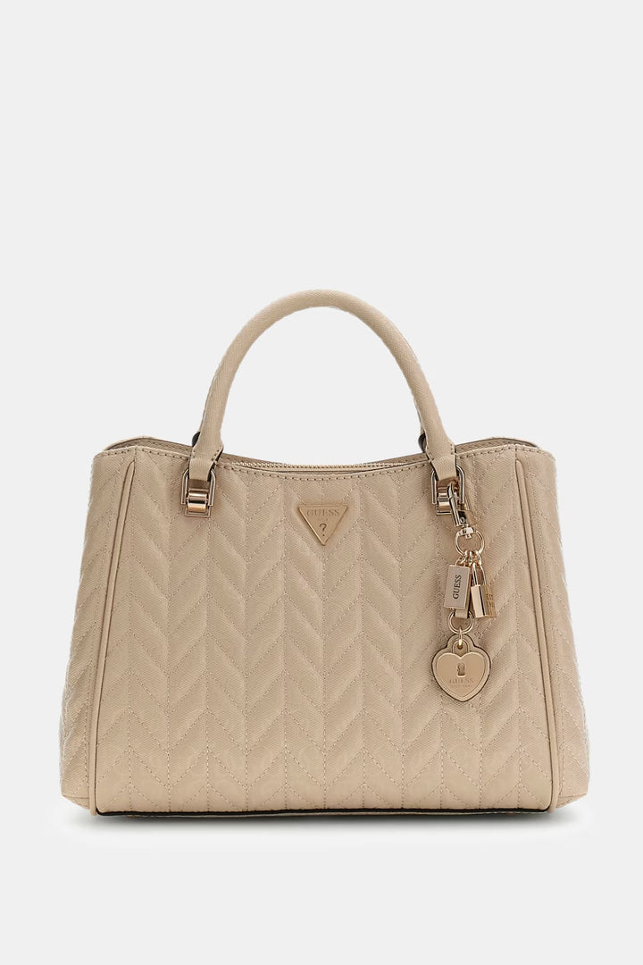 Guess Stacey Light Beige Handbag