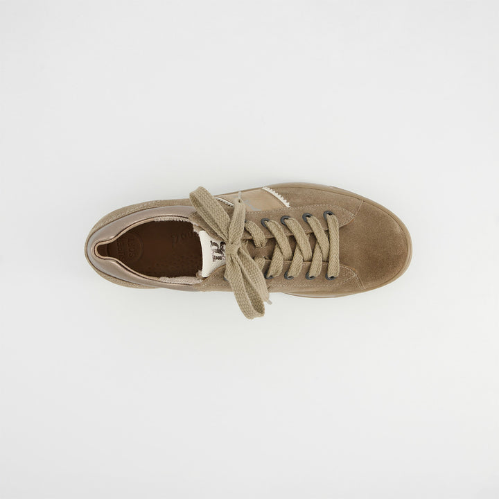 Paul Green Suede/Nappa M Antelope/Earth Sneaker