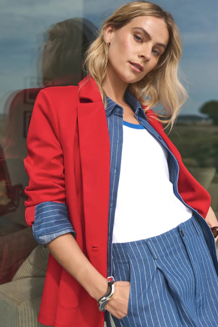 Costa Mani Birdie Blazer | Red