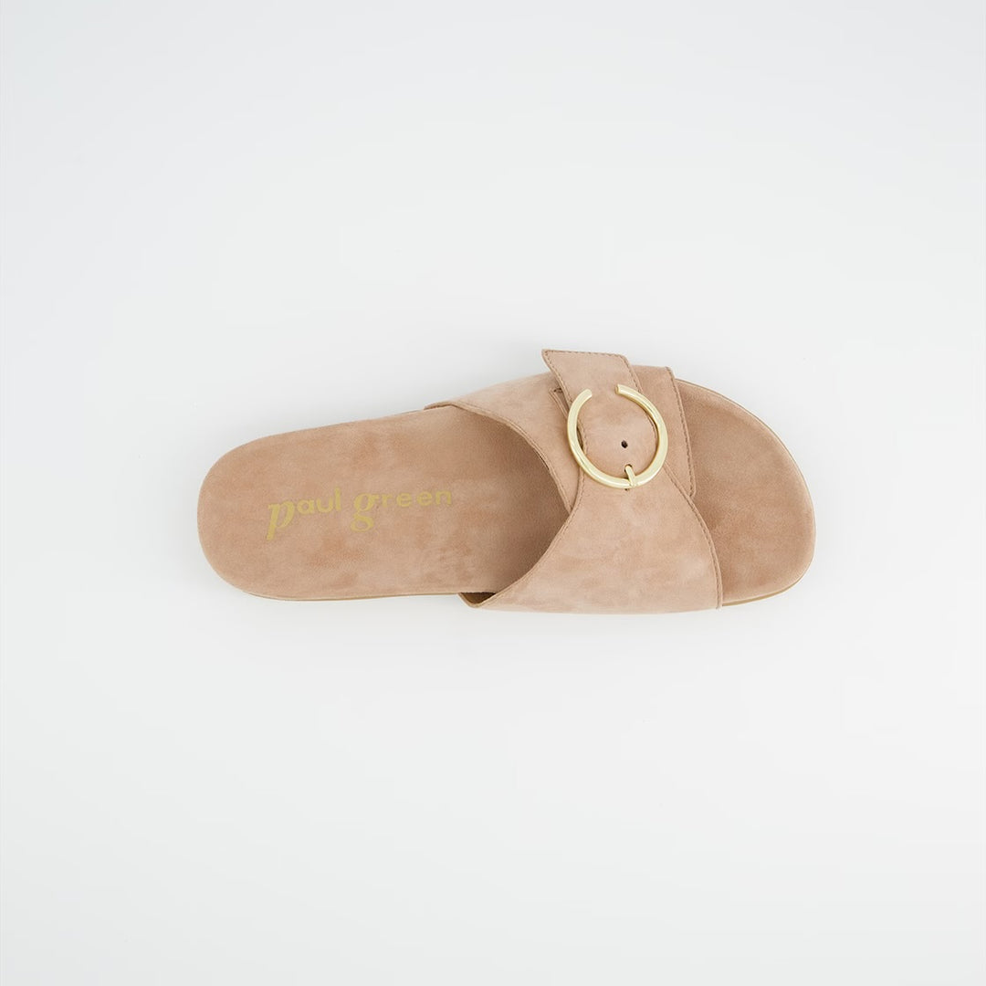 Paul Green Soft Velvet Rosewood Sandal