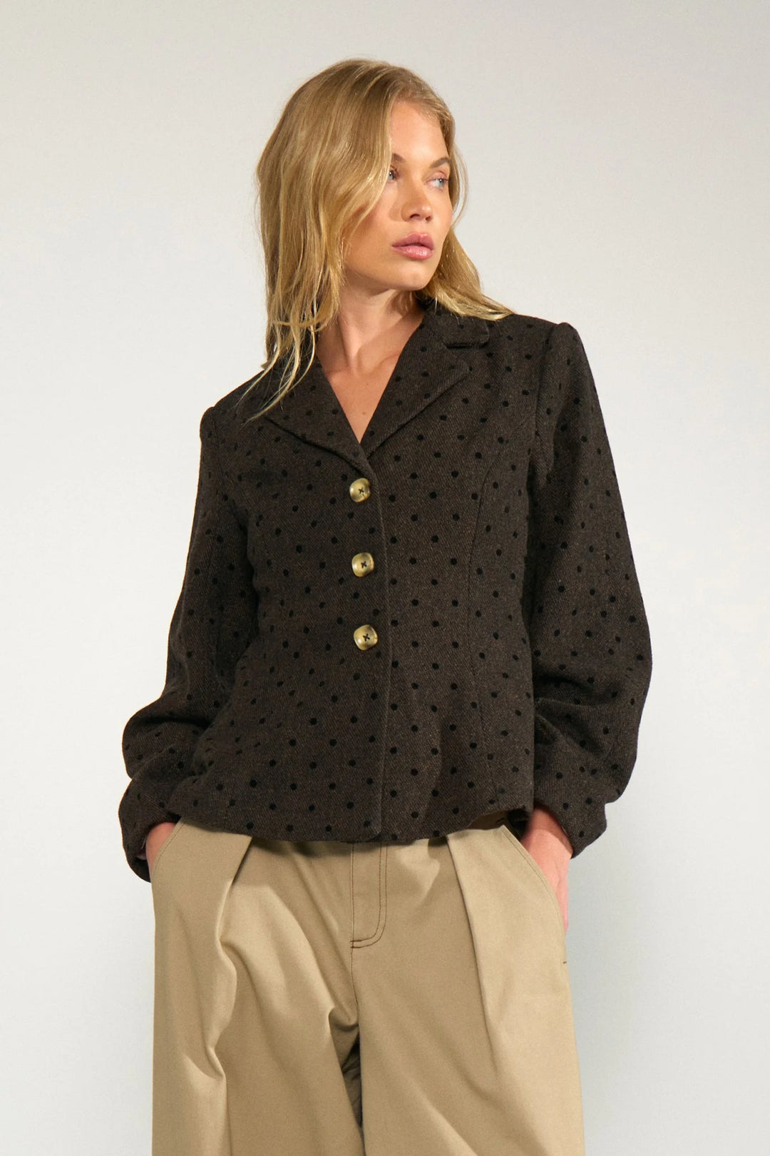 Numph Nuamia Blazer | Black Coffee