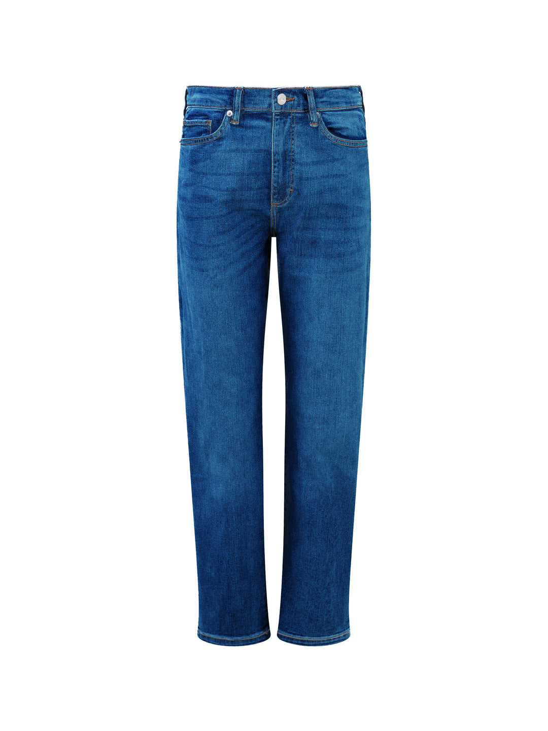 French Connection Stretch Cigarette Ankle Mid Wash Denim