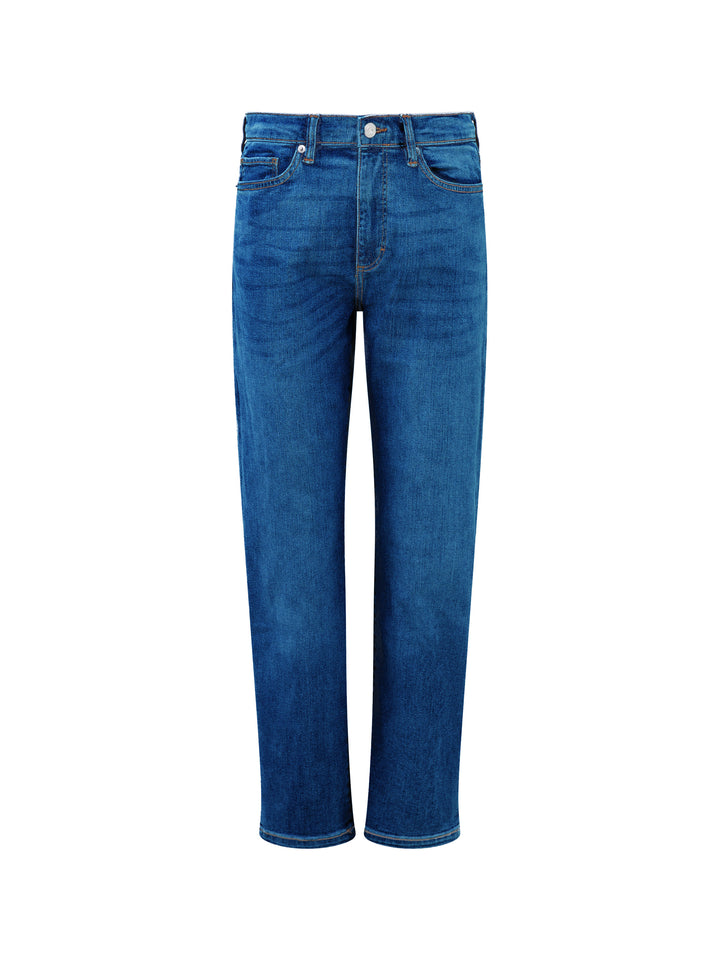 French Connection Stretch Cigarette Ankle Mid Wash Denim