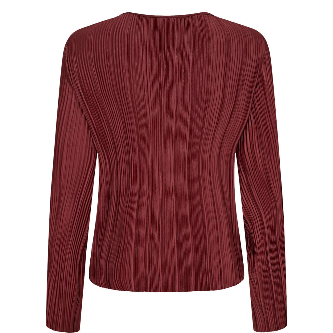 Numph Nujiva Cropped Blouse | Syrah