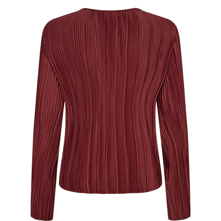 Numph Nujiva Cropped Blouse | Syrah
