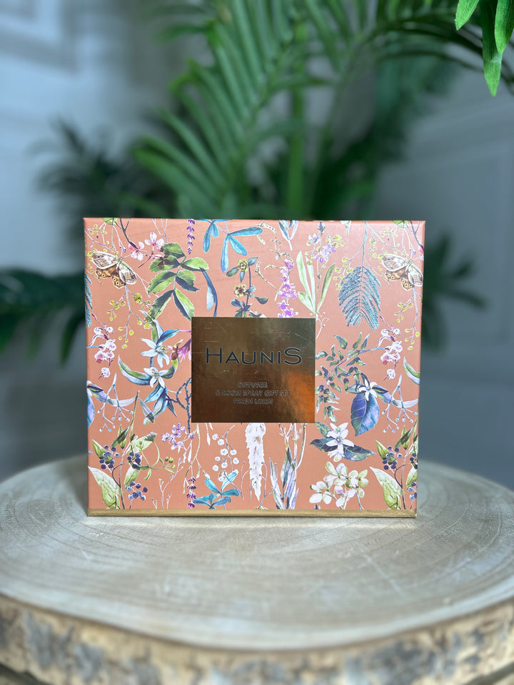 Haunis Diffuser &amp; Room Spray Gift Set | Fresh Linen