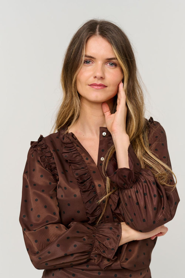 Costa Mani Choco Dots Shirt