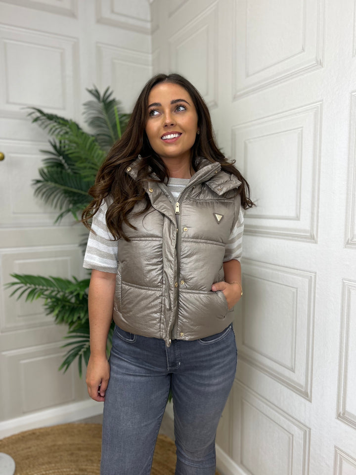 Guess Mushroom Cropped Gilet