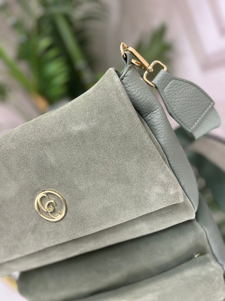 Carmela B. Serr. Kaki Handbag | 186201