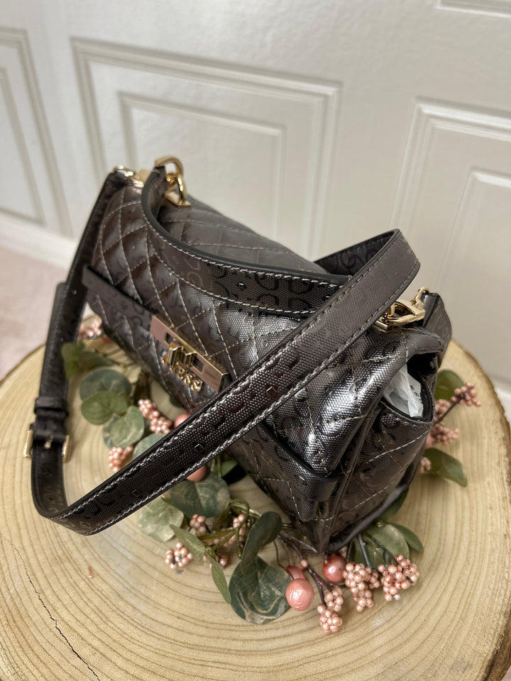 Guess Idra Pewter crossbody Bag
