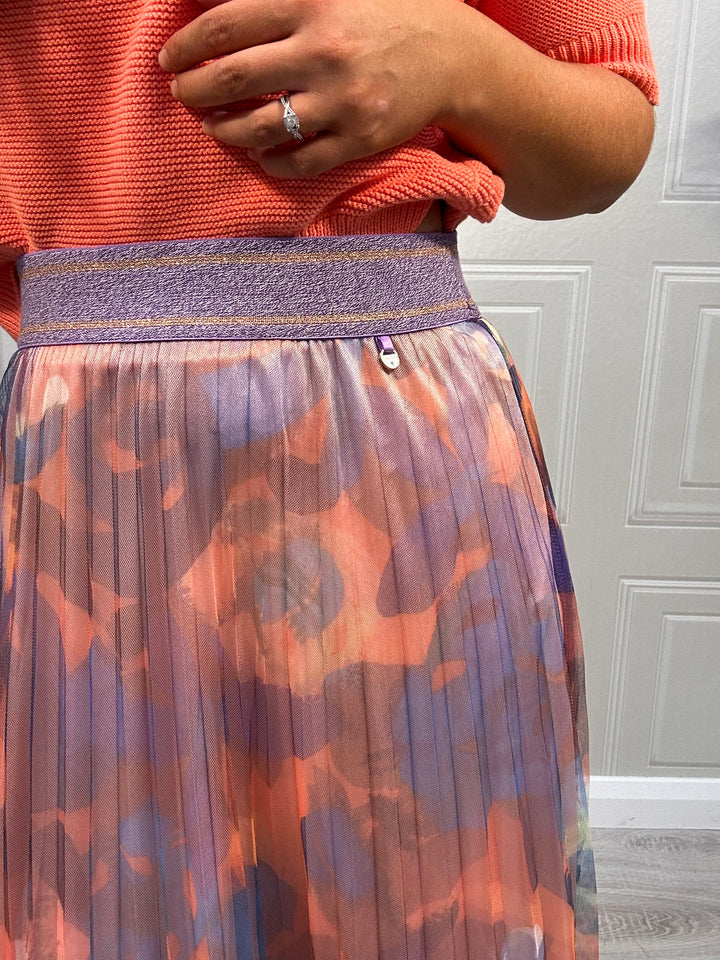 Goa Goa Plinia Abstract Tulle Skirt