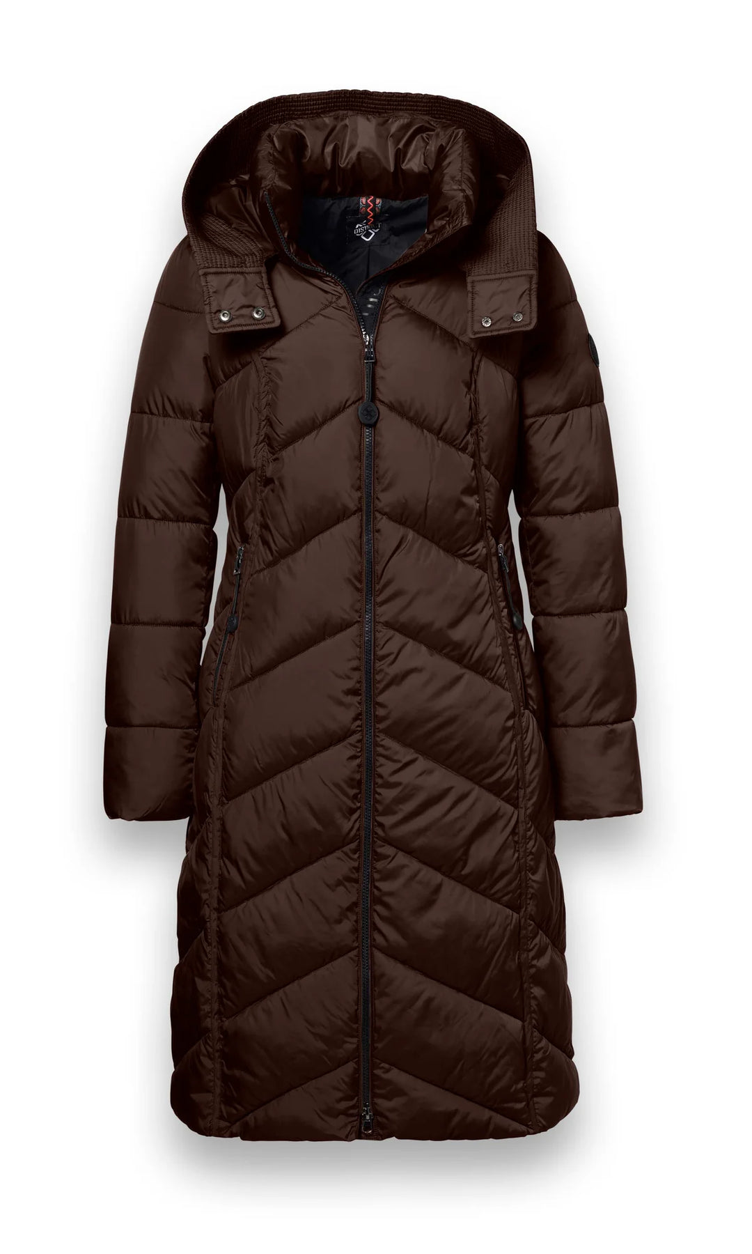 District Americano Coat | Cherry Chocolate