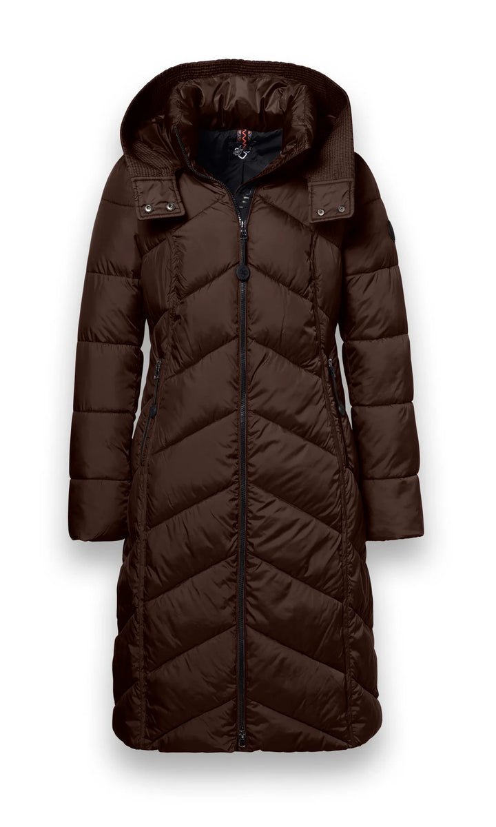 District Americano Coat | Cherry Chocolate