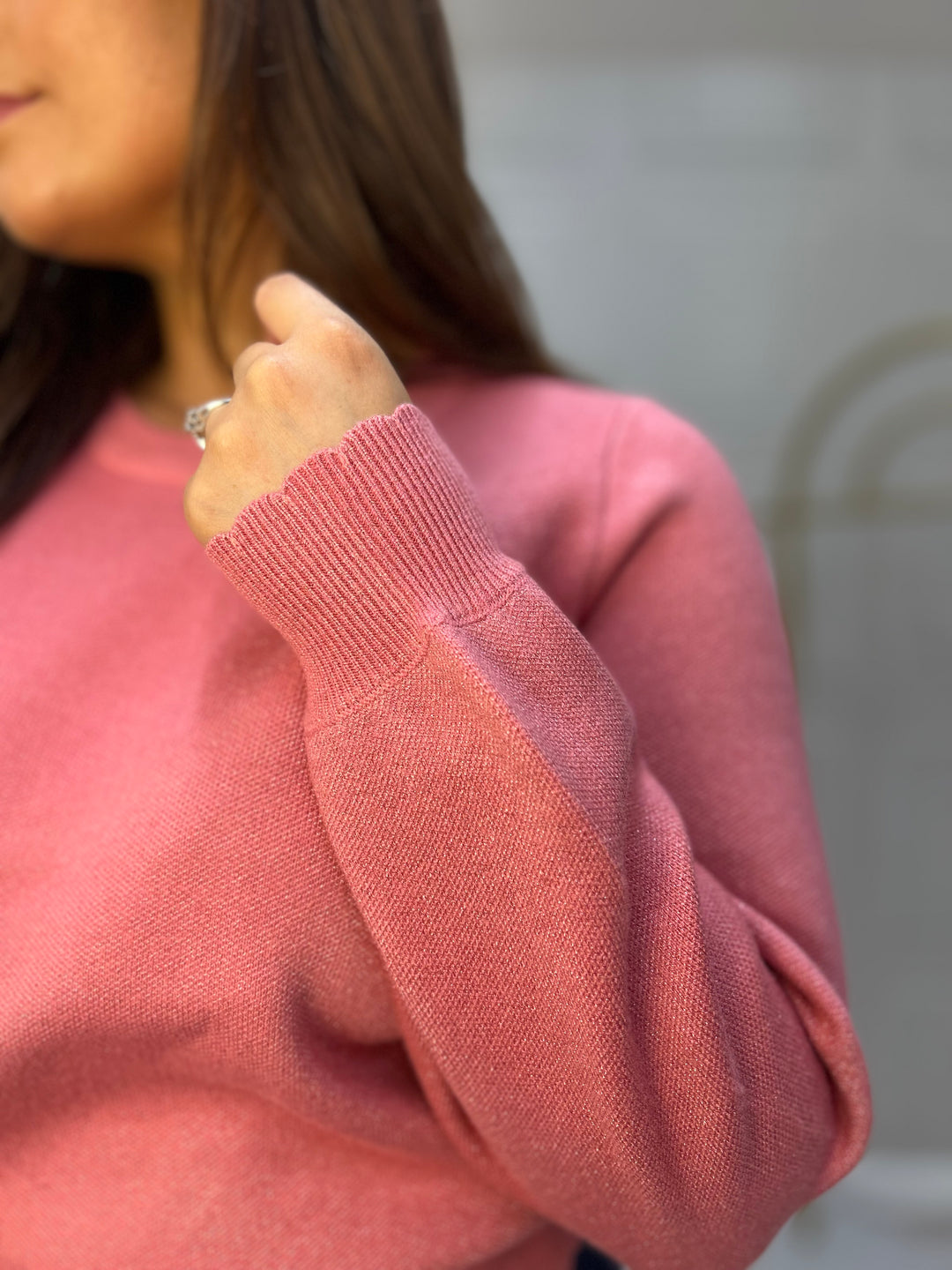 Numph Nubir Pink Lemonade Solid Pullover