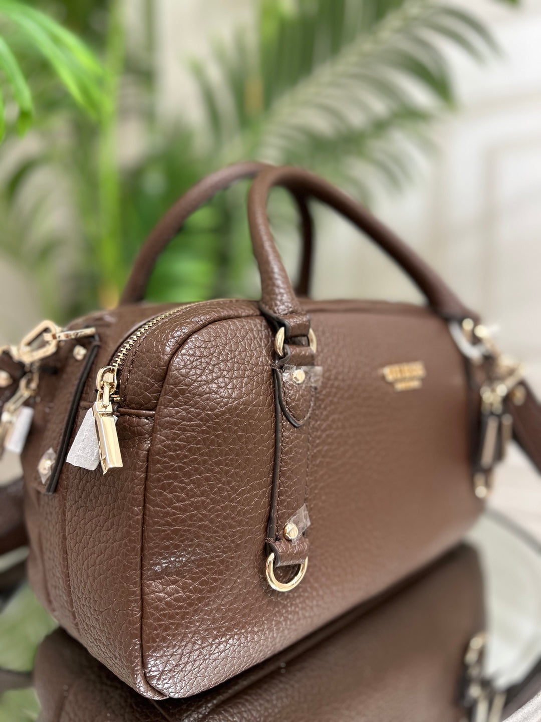 Guess Marsha Espresso Mini Handbag