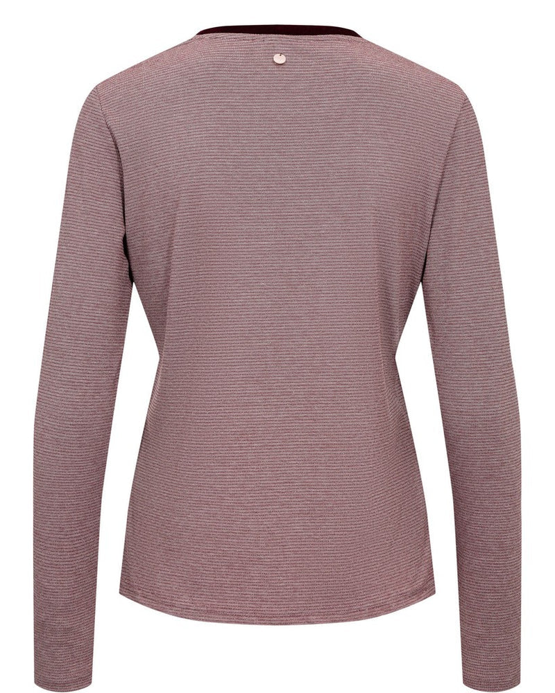 Numph Nutrinna LS Blouse | Syrah