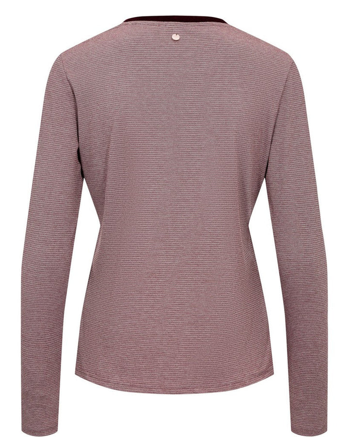 Numph Nutrinna LS Blouse | Syrah