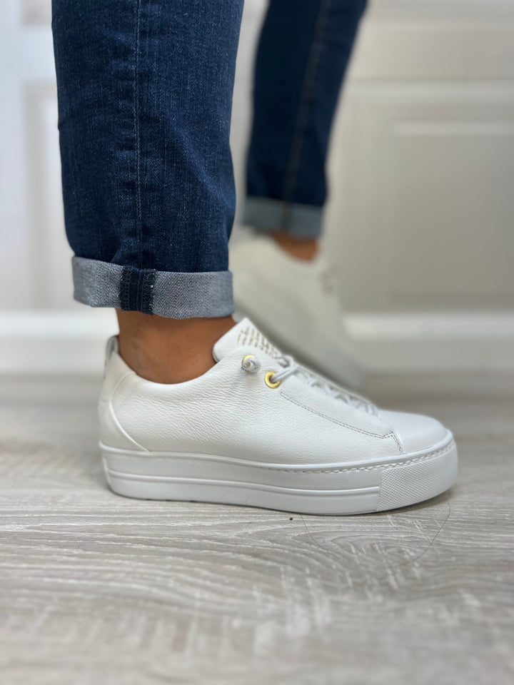 Paul Green Off White Maincalf White/Gold