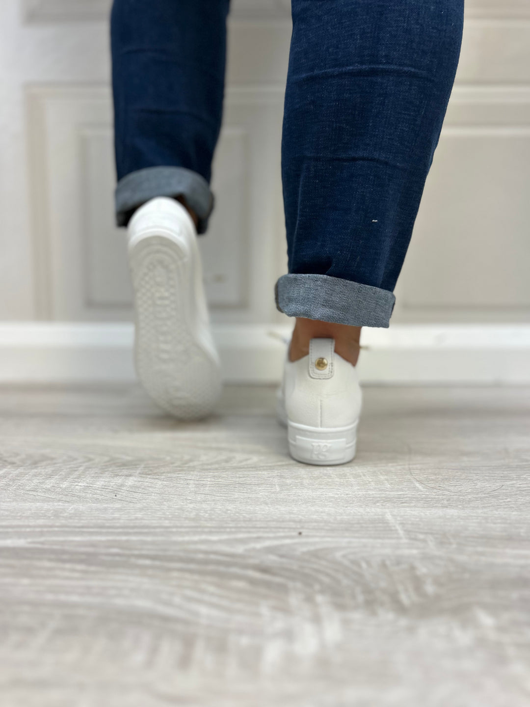 Paul Green Off White Maincalf White/Gold