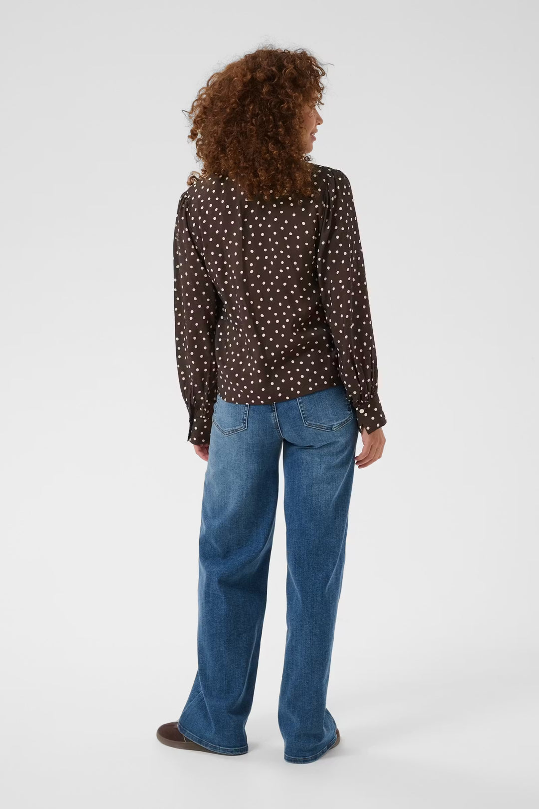 Kaffe Kadotte Coffee Bean Turtledove Blouse