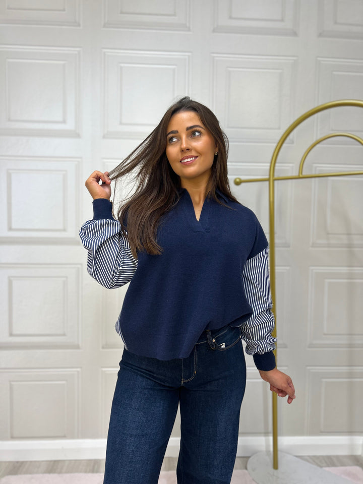 Numph Numarsy Pullover Dark Sapphire