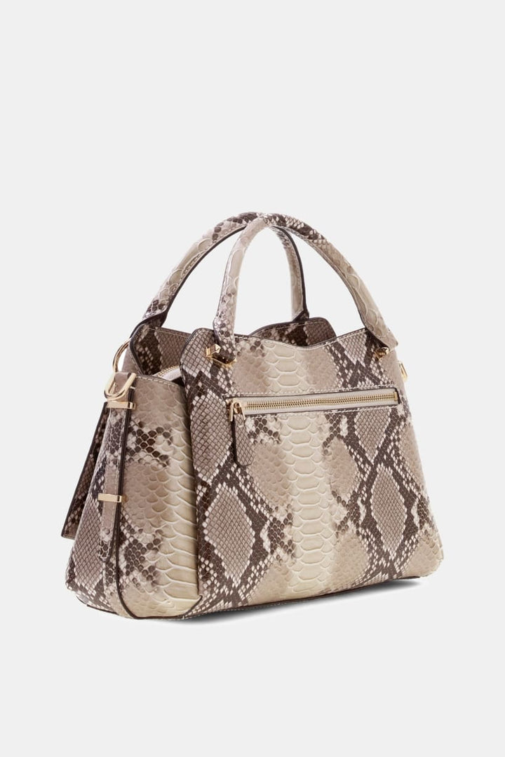 Guess Yvonne Animalier Print Handbag