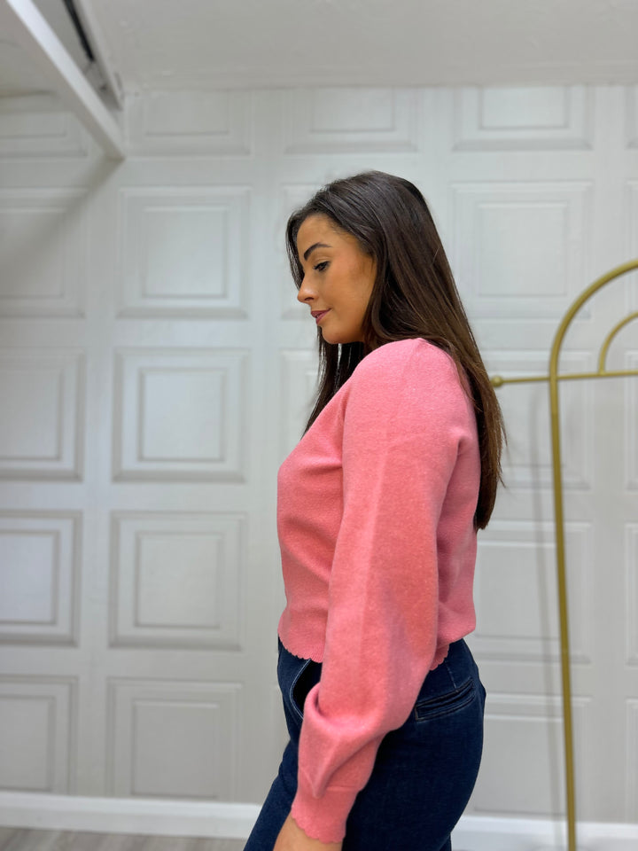 Numph Nubir Pink Lemonade Solid Pullover