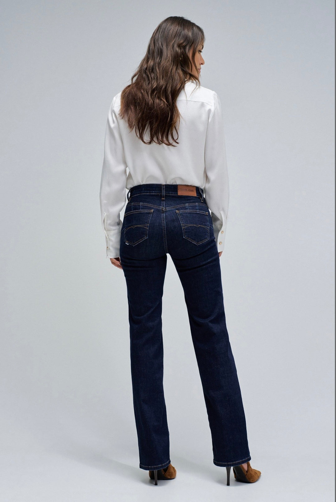 Salsa Destiny Push Up Straight Leg Jeans | 21010245
