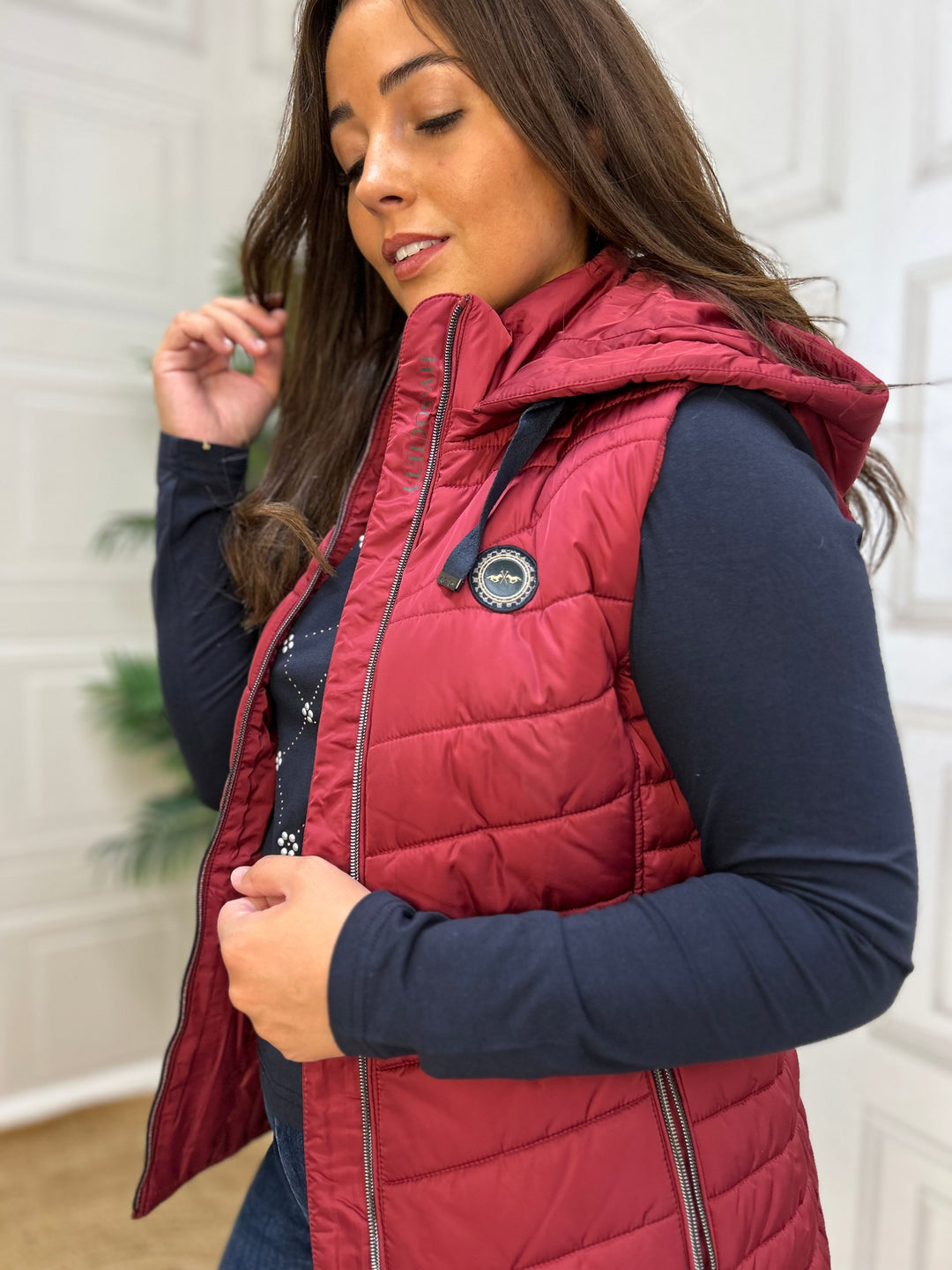 HV Society Bona Bodywarmer  Burgundy
