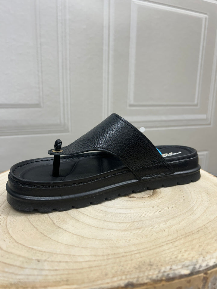 Pegada Burnished Preto Sandal | 234702-05