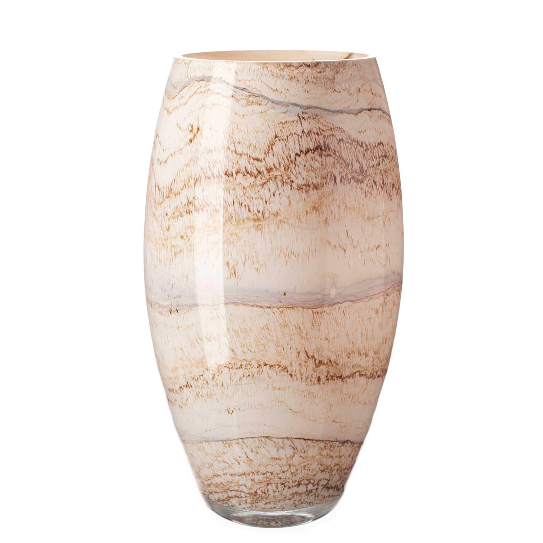 Large Taper Vase in Natural Stone (30 cm)