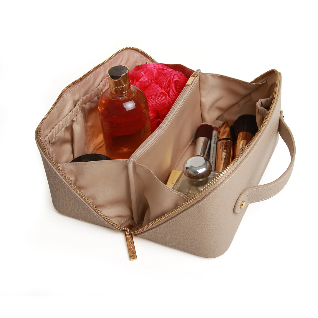 Alice Wheeler Train Case | Stone