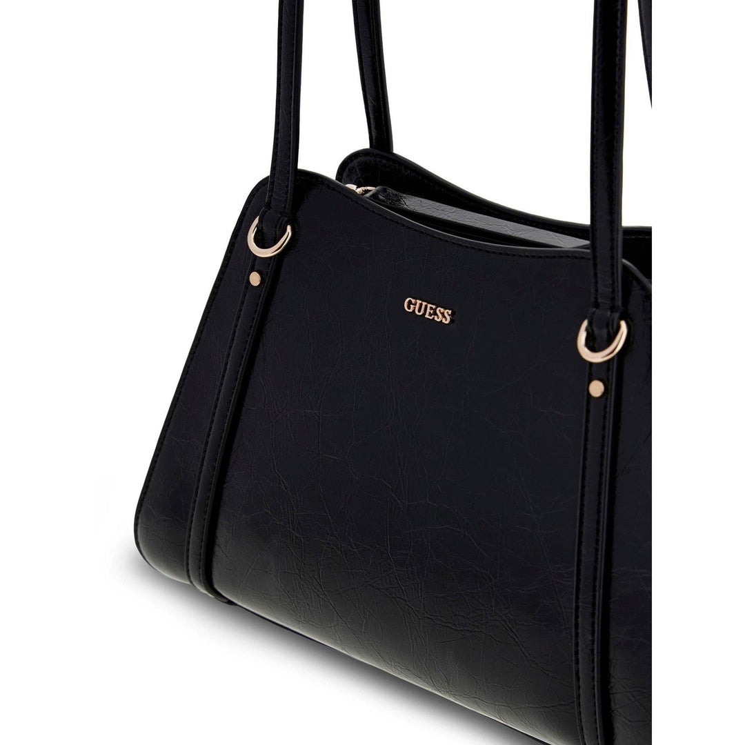 Guess Xena Satchel Shoulder Bag | Black