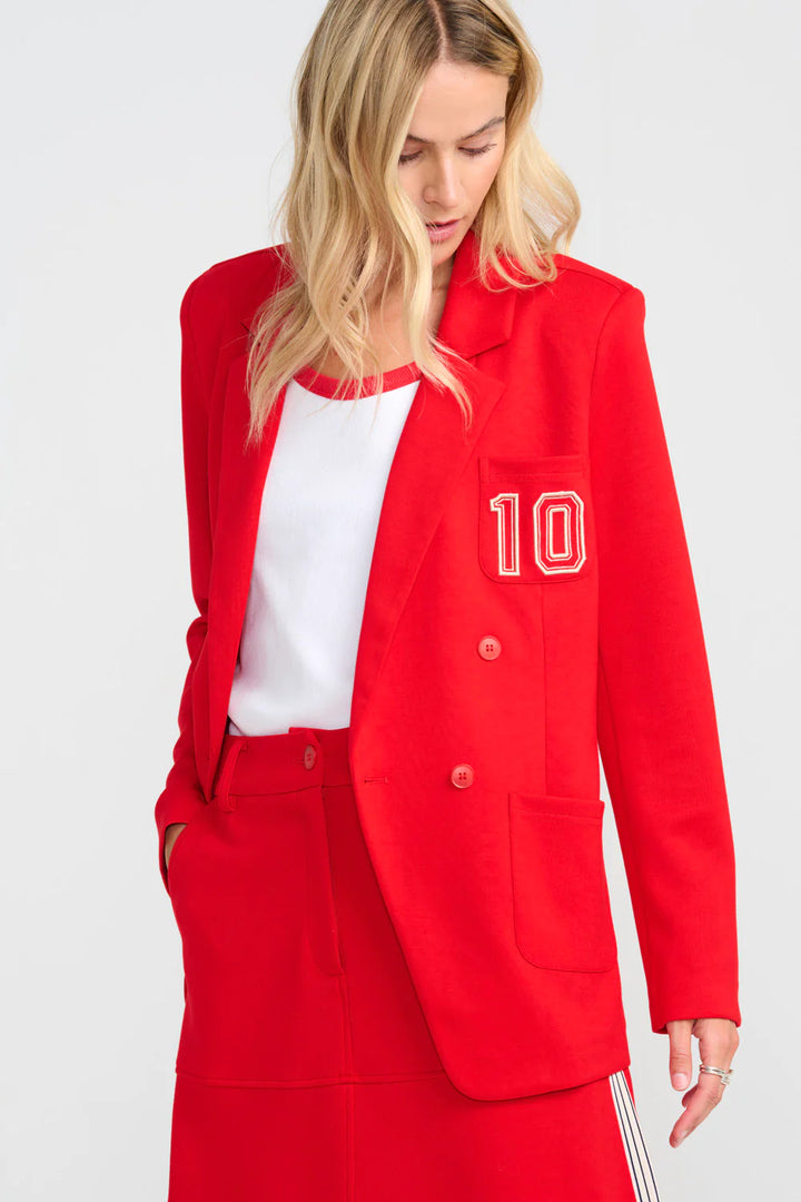 Costa Mani Birdie Blazer | Red
