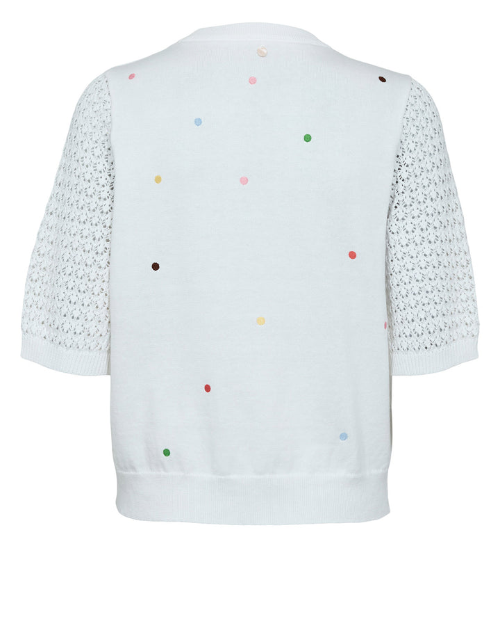 Numph Nululo Cloud Dancer Pullover