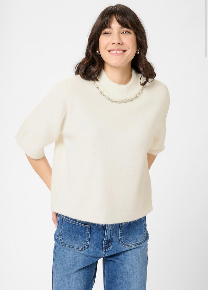 Kaffe Kamerina Chalk Pullover