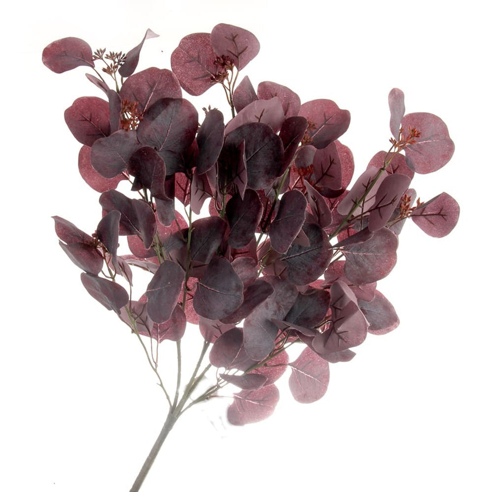 Artificial Populus Eucalyptus Bush | Red