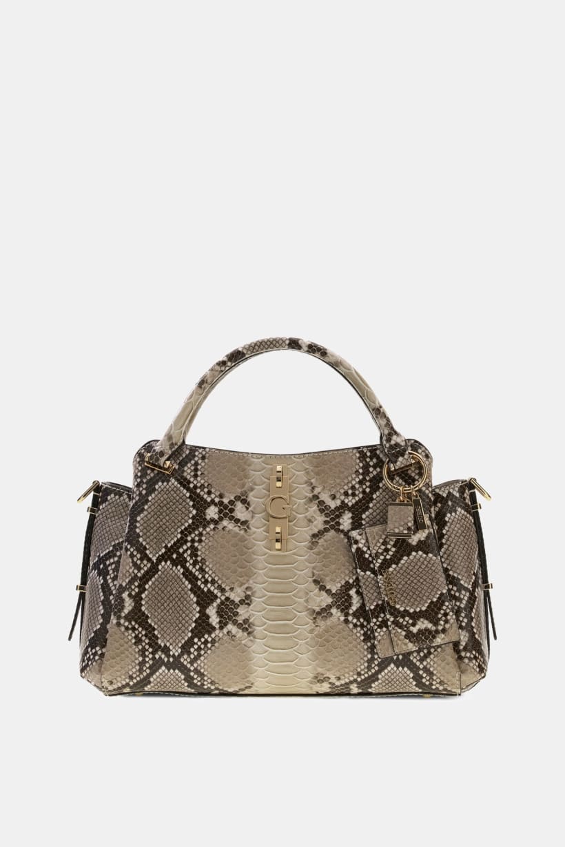 Guess Yvonne Animalier Print Handbag