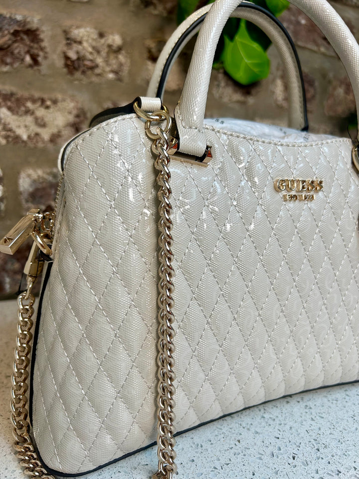 Guess Betula Quilted Taupe Bag