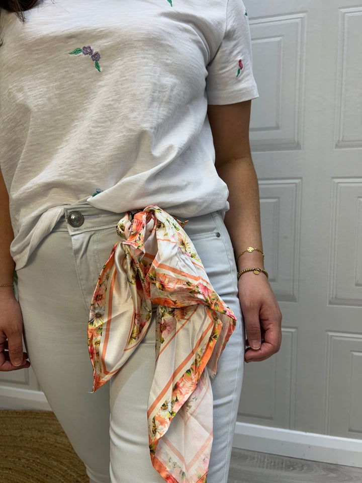 Guess 1981 Skinny Capri Jeans Pale Blue
